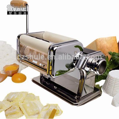 Chinese home use stainless steel manual small pierogi dumplings wrapper making machine