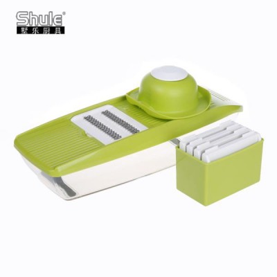 Food Grade plastic 5 in 1 vegetable chopper machine