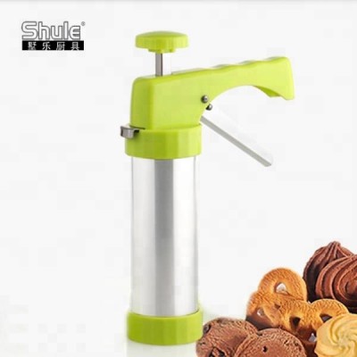 Stainless Steel Hand Biscuit Gun and Cookie Press