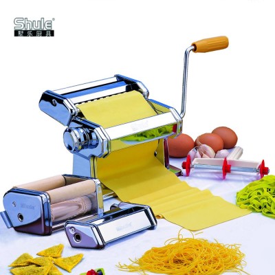 Shule manual pasta making machine Set (4 in 1) for making pasta and ravioli