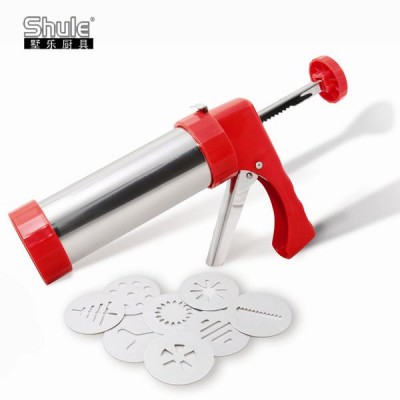 Biscuit Cookie Gun Stainless Steel Home Made Biscuits