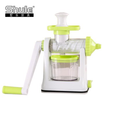 Portable New Manual Small Plastic Vegetable Juicer