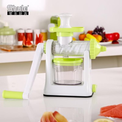 Portable New Hand Operated Plastic Fruit Juicer